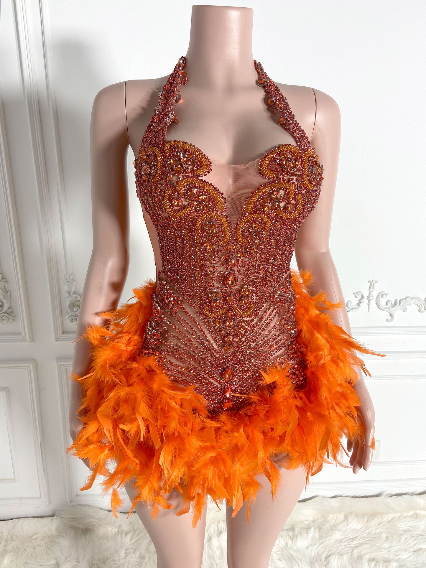 PHOENIX Crystal Rhinestone Dress