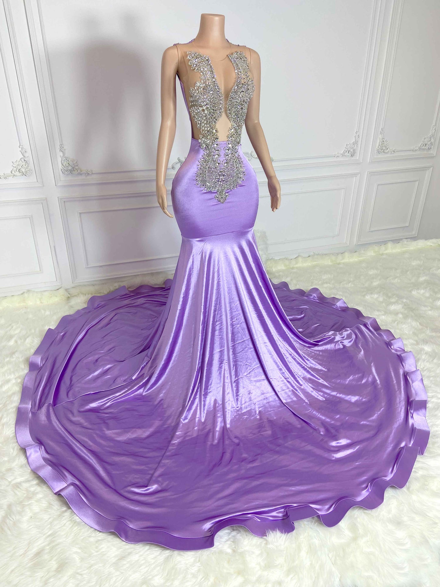 ANIYAH Crystal Rhinestone GOWN