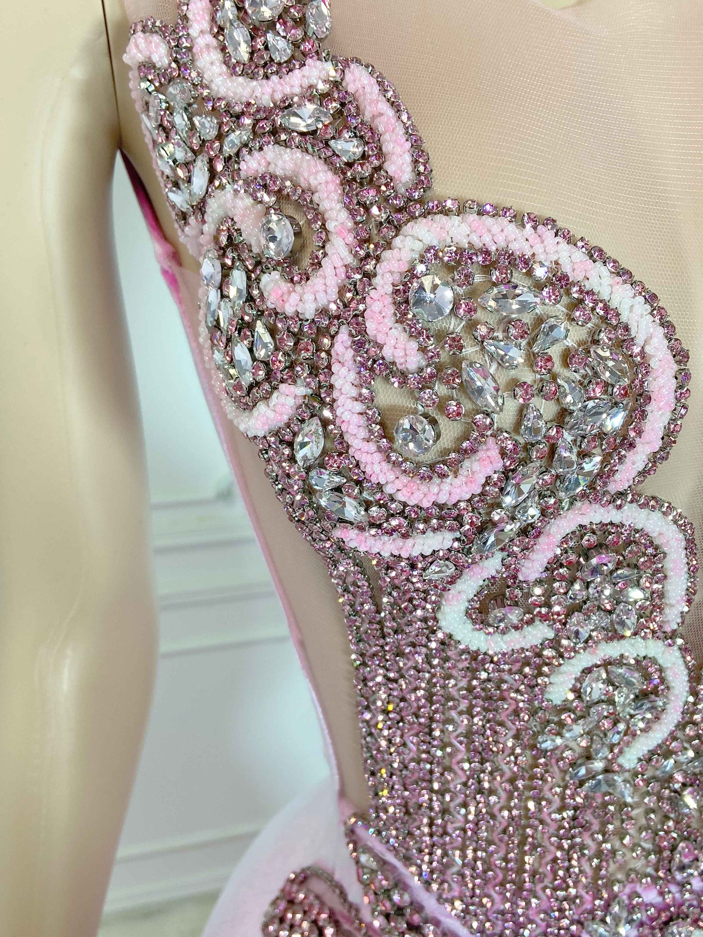 COTTON Crystal Rhinestone GOWN