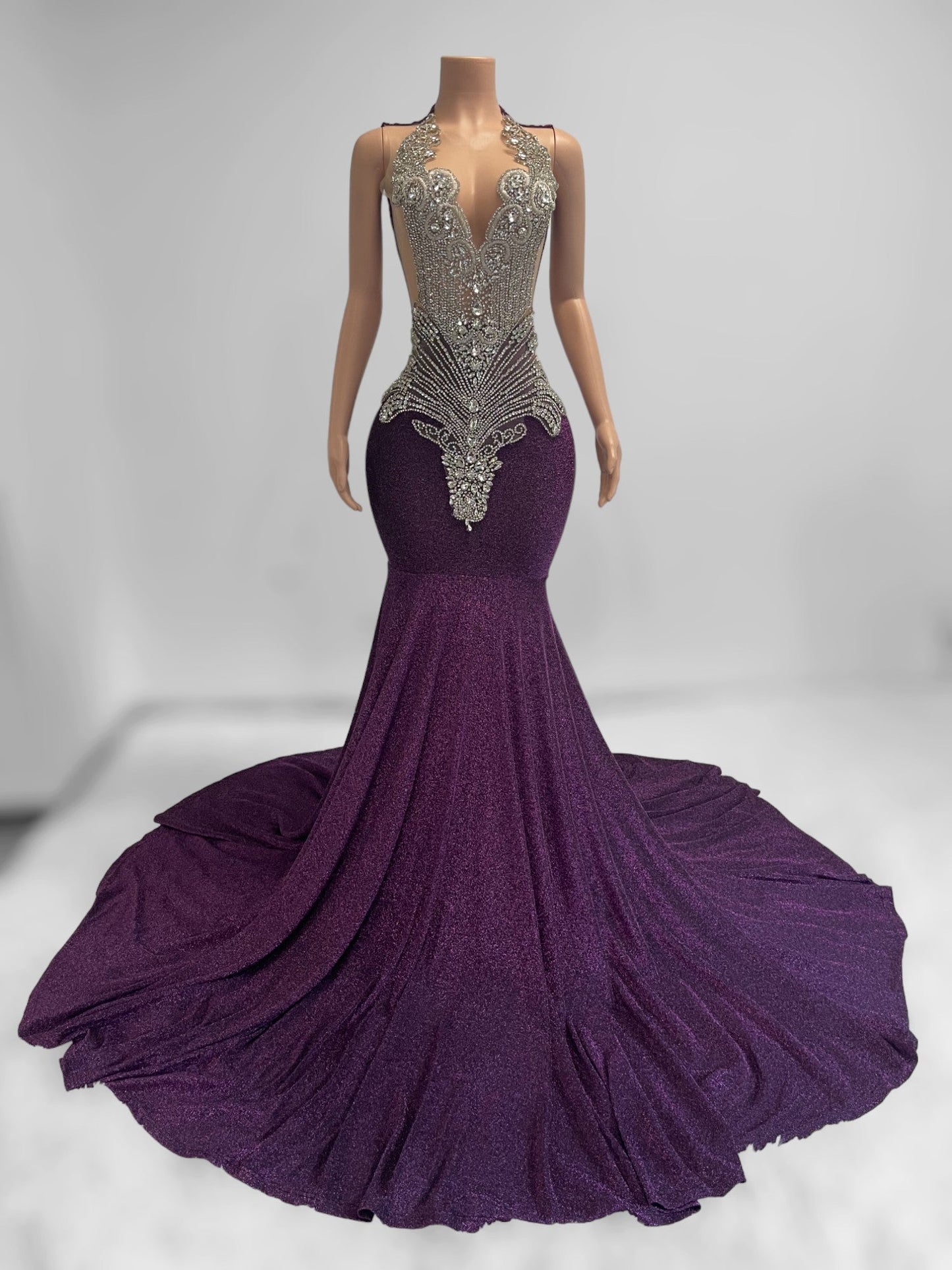 KIAH Crystal Rhinestone GOWN